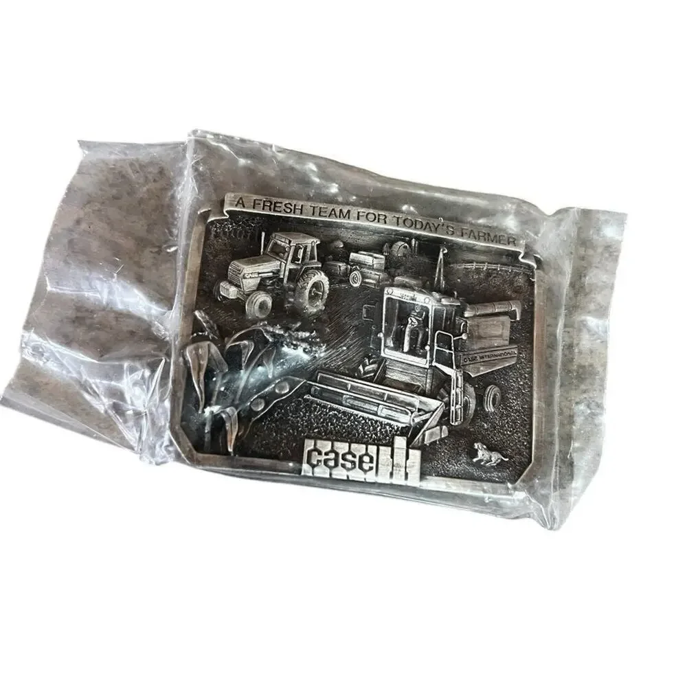 Case IH Belt buckle, 1985, First buckle under new Case International name